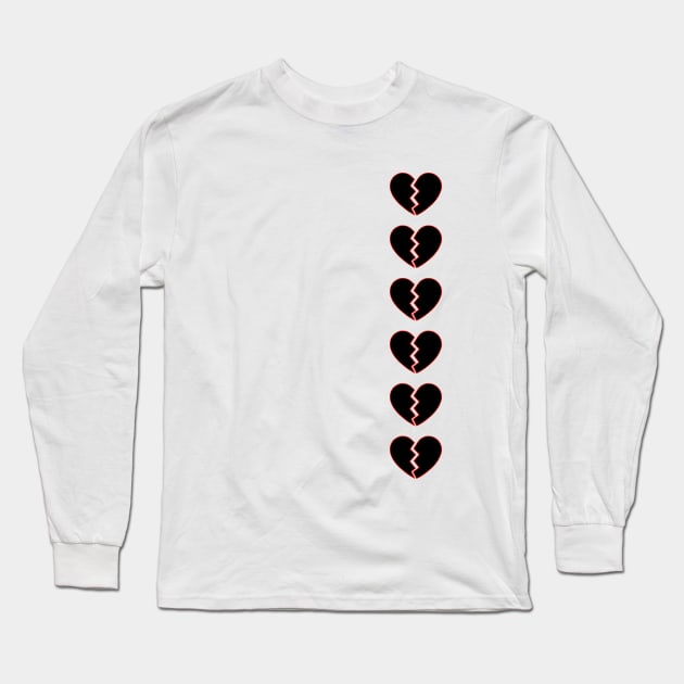 broken heart Long Sleeve T-Shirt by amenij